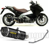 Komplette Auspuffanlage Ohne Katalysator Und Mit Geräuschzulassung Race-Tech Aluminium Schwarz Carbon - Arrow Special Parts Kompatibel Mit Honda Nc 750 S (2015-2020)