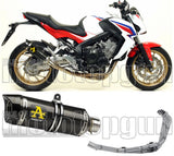 Komplette Auspuffanlage Ohne Katalysator Und Mit Geräuschzulassung Thunder Carbon Carbon - Arrow Special Parts Kompatibel Mit Honda Cb 650 F (2014-2018)