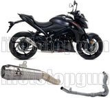 Komplette Auspuffanlage Ohne Katalysator Und Mit Geräuschzulassung Pro-Race Nichrom Edelstahl - Arrow Special Parts Kompatibel Mit Suzuki Gsx-S 1000 (2015-2020)