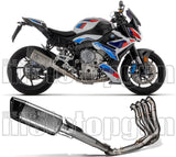 Komplette Auspuffanlage Ohne Katalysator Und Mit Geräuschzulassung Pista Full Titan Carbon - Arrow Special Parts Kompatibel Mit Bmw M 1000 R (2023-2024)