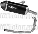 Komplette Auspuffanlage Ohne Katalysator Und Mit Geräuschzulassung Explorer Aluminium Schwarz Endkappe Carby - Arrow Special Parts Kompatibel Mit Kawasaki Kle 500 (2026)