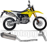 Komplette Auspuffanlage Ohne Katalysator Und Mit Geräuschzulassung Explorer Titan Endkappe Carby - Arrow Special Parts Kompatibel Mit Suzuki Dr-Z4S (2025-2026)