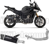 Komplette Auspuffanlage Ohne Katalysator Und Mit Geräuschzulassung Indy-Race Evo Aluminium Schwarz Endkappe Carby - Arrow Special Parts Kompatibel Mit Bmw S 1000 Xr (2024-2026)