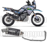 Komplette Auspuffanlage Ohne Katalysator Und Mit Geräuschzulassung Indy-Race Evo Aluminium Schwarz - Arrow Special Parts Kompatibel Mit Cfmoto 450 Mt (2024)