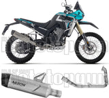 Komplette Auspuffanlage Ohne Katalysator Und Mit Geräuschzulassung Indy-Race Evo Titan Endkappe Carby - Arrow Special Parts Kompatibel Mit Kove Moto 800 X Pro (2025-2026)