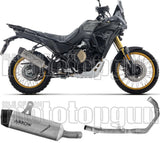 Komplette Auspuffanlage Ohne Katalysator Und Mit Geräuschzulassung Indy-Race Evo Titan Endkappe Edelstahl - Arrow Special Parts Kompatibel Mit Voge Valico 800 Dsx Rally (2025-2026)