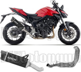 Komplette Auspuffanlage Ohne Katalysator Und Mit Geräuschzulassung Indy-Race Evo Aluminium Schwarz Endkappe Carby - Arrow Special Parts Kompatibel Mit Honda Cb 1000 Hornet (2025-2026)