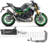 Komplette Auspuffanlage Ohne Katalysator Und Mit Geräuschzulassung Indy-Race Evo Aluminium Schwarz Endkappe Carby - Arrow Special Parts Kompatibel Mit Kawasaki Z 900 (2025-2026)