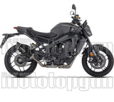 Komplette Auspuffanlage Ohne Katalysator Und Mit Geräuschzulassung Indy-Race Evo Aluminium Schwarz Endkappe Carby - Arrow Special Parts Kompatibel Mit Yamaha Mt-09 35Kw (2024-2026)