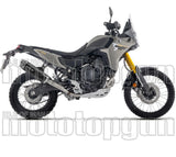 Komplette Auspuffanlage Ohne Katalysator Und Mit Geräuschzulassung Indy-Race Evo Aluminium Schwarz Endkappe Carby - Arrow Special Parts Kompatibel Mit Yamaha Ténéré 700 (2025-2026)