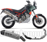 Komplette Auspuffanlage Ohne Katalysator Und Mit Geräuschzulassung Indy-Race Evo Titan - Arrow Special Parts Kompatibel Mit Aprilia Tuareg 660 (2025-2026)