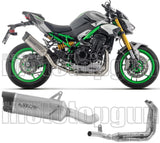 Komplette Auspuffanlage Ohne Katalysator Und Mit Geräuschzulassung Indy-Race Evo Full Titan Endkappe Carby - Arrow Special Parts Kompatibel Mit Kawasaki Z900 (2025-2026)