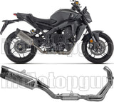 Komplette Abgasanlage Mit Katalysator Und Geräuschzulassung Indy-Race Evo Titan Endkappe Carby - Arrow Special Parts Kompatibel Mit Yamaha Mt-09 Sp 35Kw (2024-2026)