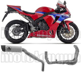 Komplette Auspuffanlage Ohne Katalysator Und Mit Geräuschzulassung Indy-Race Titan Carbon - Arrow Special Parts Kompatibel Mit Honda Cbr 600 Rr (2024-2026)