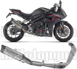 Complete Non-Catalytic Exhaust System With Sound Certification Indy-Race Evo Titanium Carby End Cap - Arrow Special Parts Compatible With Honda Cbr 650 R (2024-2026)