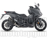 Komplette Auspuffanlage Ohne Katalysator Und Mit Geräuschzulassung Indy-Race Evo Aluminium Schwarz Endkappe Carby - Arrow Special Parts Kompatibel Mit Honda Forza 750 (2025-2026)