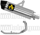 Komplette Auspuffanlage Ohne Katalysator Und Mit Geräuschzulassung Maxi Race-Tech Titan Carbon - Arrow Special Parts Kompatibel Mit Honda Crf 1100 L Africa Twin (2024-2026)