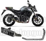 Komplette Auspuffanlage Ohne Katalysator Und Mit Geräuschzulassung Pista Aluminium Schwarz Endkappe Edelstahl - Arrow Special Parts Kompatibel Mit Honda Cb 750 Hornet (2023-2024)