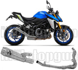 Complete Non-Catalytic Exhaust System With Sound Certification Pro-Race Nichrom Stainless Steel - Arrow Special Parts Compatible With Suzuki Gsx-S 1000 Gt (2021-2024)