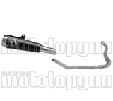 Komplette Auspuffanlage Ohne Katalysator Und Mit Geräuschzulassung Pro-Race Nichrom Schwarz - Arrow Special Parts Kompatibel Mit Kawasaki Z 500 (2024-2026)