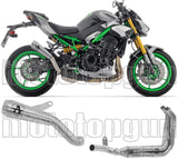 Komplette Auspuffanlage Ohne Katalysator Und Mit Geräuschzulassung Pro-Race Nichrom - Arrow Special Parts Kompatibel Mit Kawasaki Z 900 (2025-2026)