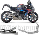 Komplette Auspuffanlage Ohne Katalysator Und Mit Geräuschzulassung Pro-Race Nichrom Endkappe Aluminium - Arrow Special Parts Kompatibel Mit Bmw M 1000 Rr (2025-2026)