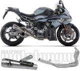 Complete Non-Catalytic Exhaust System With Sound Certification Pro-Race Nichrom Aluminium End Cap - Arrow Special Parts Compatible With Bmw S 1000 Rr (2025-2026)