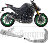 Komplette Auspuffanlage Ohne Katalysator Und Mit Geräuschzulassung Pro-Race Titan Endkappe Edelstahl - Arrow Special Parts Kompatibel Mit Kawasaki Z 1100 Se (2025-2026)