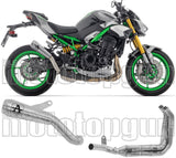 Complete Non-Catalytic Exhaust System With Sound Certification Pro-Race Full Titanium - Arrow Special Parts Compatible With Kawasaki Z900 (2025-2026)