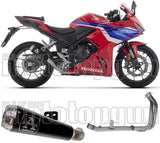 Komplette Auspuffanlage Ohne Katalysator Und Mit Geräuschzulassung Pro-Race Nichrom Schwarz - Arrow Special Parts Kompatibel Mit Honda Cbr 500 R (2024-2026)