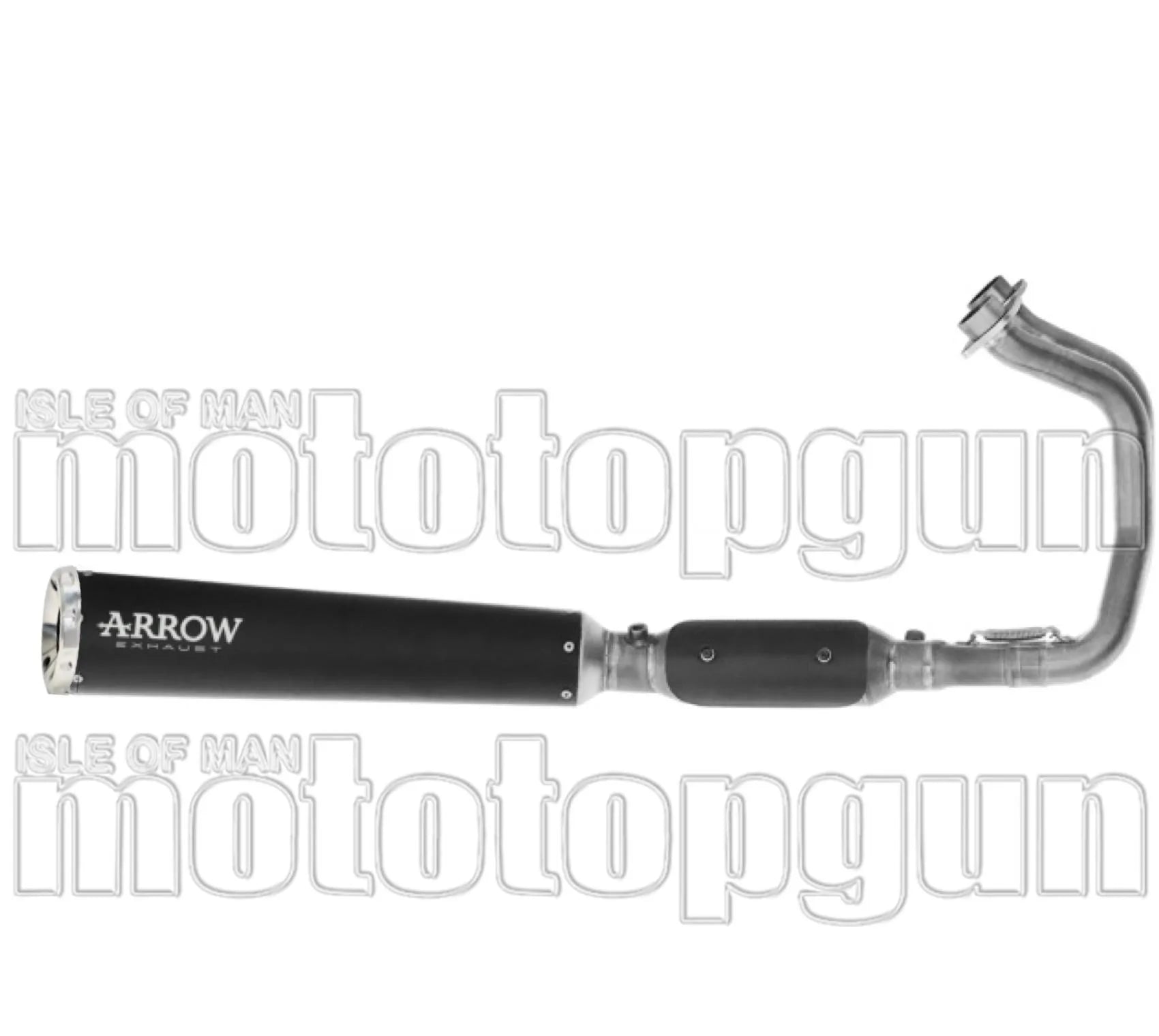 Komplette Abgasanlage Mit Katalysator Und Geräuschzulassung Rebel Edelstahl Schwarz Endkappe Edelstahl - Arrow Special Parts Kompatibel Mit Kawasaki Vulcan 650 S (2025-2026)