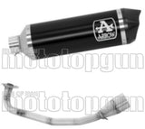 Komplette Abgasanlage Mit Katalysator Und Geräuschzulassung Urban Aluminium Schwarz Carbon - Arrow Special Parts Kompatibel Mit Honda Pcx 125 (2021-2024)