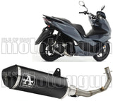 Komplette Abgasanlage Mit Katalysator Und Geräuschzulassung Urban Aluminium Schwarz Edelstahl Schwarz - Arrow Special Parts Kompatibel Mit Honda Pcx 125 (2021-2024)