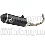 Komplette Auspuffanlage Ohne Katalysator Und Mit Geräuschzulassung Urban Aluminium Schwarz Edelstahl Schwarz - Arrow Special Parts Kompatibel Mit Piaggio Vespa Primavera 125 3V (2021-2023)