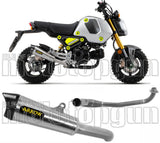 Komplette Auspuffanlage Ohne Katalysator Und Mit Geräuschzulassung X-Kone Nichrom Carbon - Arrow Special Parts Kompatibel Mit Honda Msx 125 Grom (2021-2024)