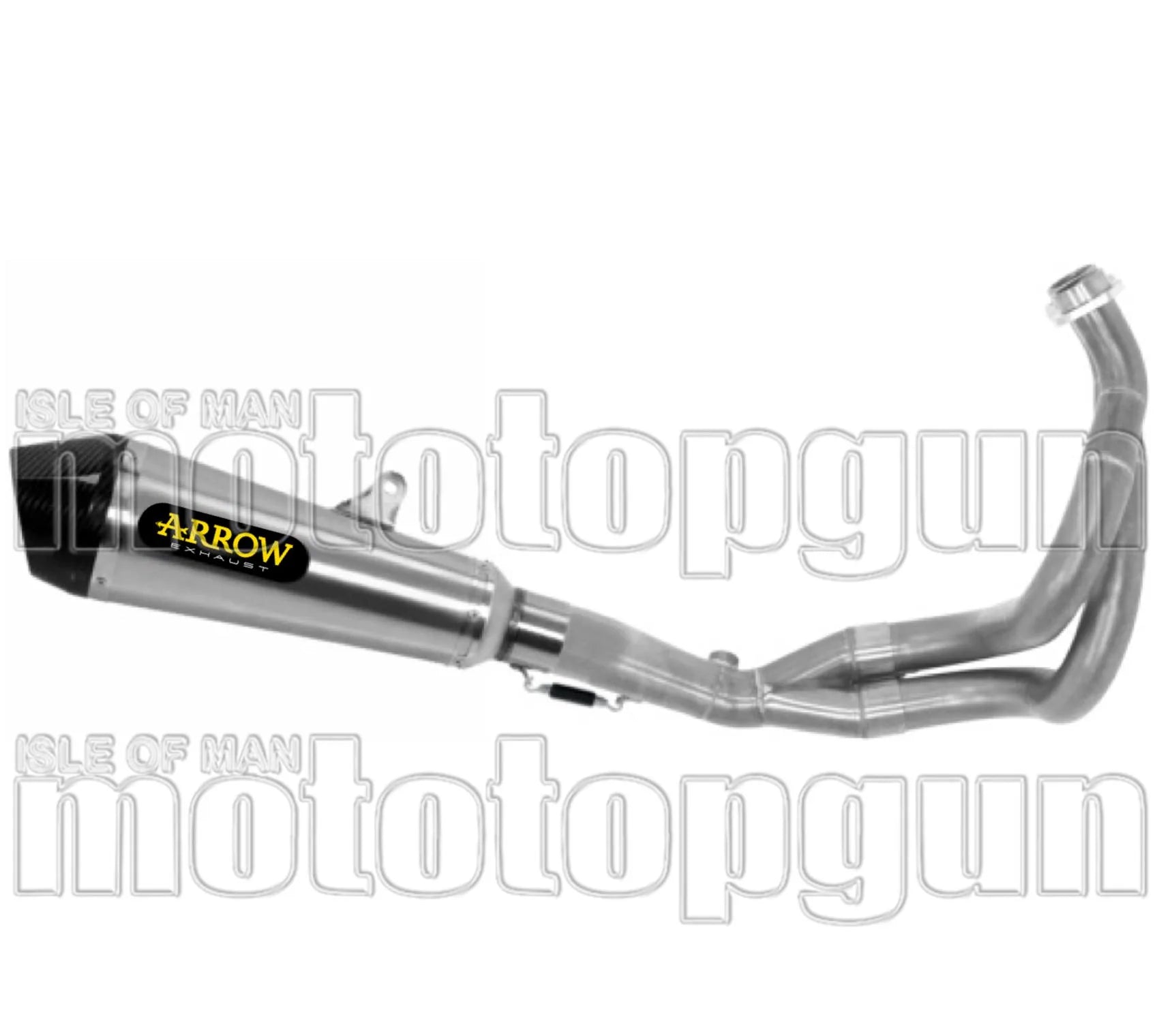 Komplette Auspuffanlage Ohne Katalysator Und Mit Geräuschzulassung X-Kone Nichrom Carbon - Arrow Special Parts Kompatibel Mit Kawasaki Z 650 (2021-2023)