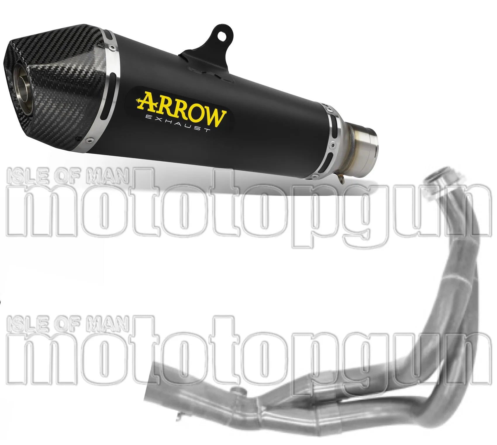 Komplette Abgasanlage Mit Katalysator Und Geräuschzulassung X-Kone Nichrom Schwarz Carbon - Arrow Special Parts Kompatibel Mit Kawasaki Ninja 650 (2021-2023)