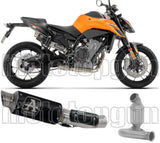 Auspuffendrohr Ohne Geräuschzulassung Gp2 Gp-2 Nichrom Schwarz - Arrow Special Parts Kompatibel Mit Ktm 790 Duke (2025-2026)