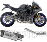 Auspuffendstück Mit Geräuschzulassung Indy-Race Evo Titan Endkappe Carby - Arrow Special Parts Kompatibel Mit Yamaha Yzf-R1 1000 (2025)
