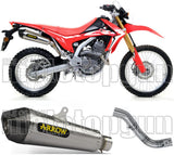 Catalytic Exhaust Tip With Sound Certification X-Kone Nichrom Carbon - Arrow Special Parts Compatible With Honda Crf 300 L (2021-2024)