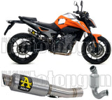 Auspuffendstück Ohne Katalysator Und Mit Geräuschzulassung Gp2 Gp-2 Titan Edelstahl - Arrow Special Parts Kompatibel Mit Ktm 790 Duke (2023)