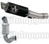 Auspuffendstück Ohne Katalysator Und Mit Geräuschzulassung Gp2 Gp-2 Nichrom Schwarz Edelstahl - Arrow Special Parts Kompatibel Mit Ktm 890 Duke R (2020-2023)