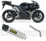 Auspuffendstück Ohne Katalysator Und Mit Geräuschzulassung Indy-Race Aluminium Carbon - Arrow Special Parts Kompatibel Mit Honda Cbr 600 Rr (2007-2008)