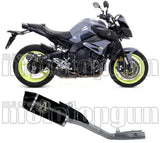 Auspuffendstück Ohne Katalysator Und Mit Geräuschzulassung Indy-Race Aluminium Schwarz Carbon - Arrow Special Parts Kompatibel Mit Yamaha Mt-10 (2016-2020)