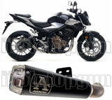 Auspuffendstück Mit Geräuschzulassung Pro-Race Nichrom Schwarz Edelstahl - Arrow Special Parts Kompatibel Mit Honda Cbr 500 R (2019-2020)