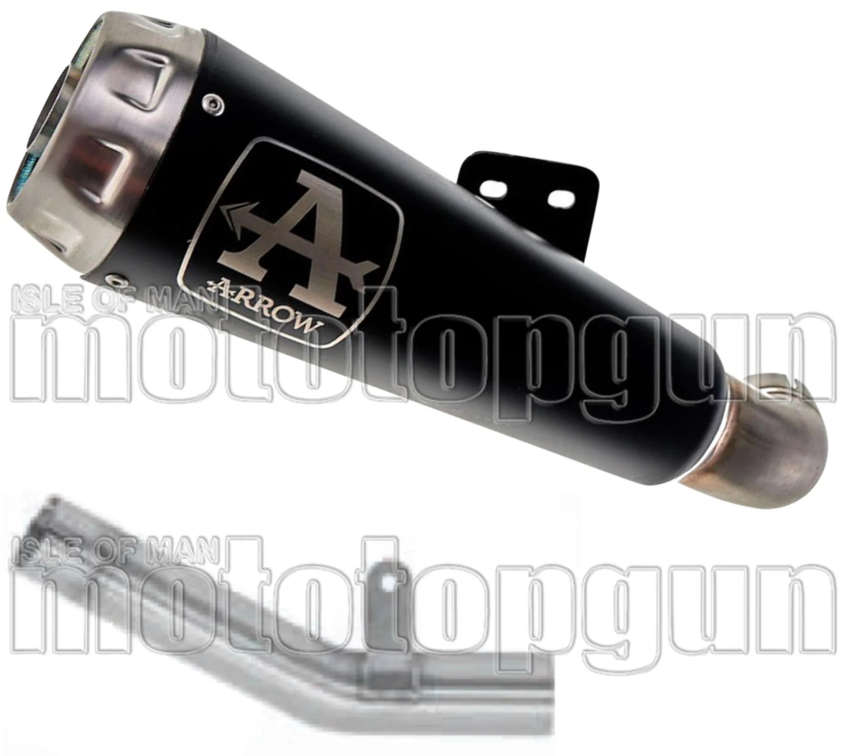 Auspuffendstück Ohne Katalysator Und Mit Geräuschzulassung Pro-Race Nichrom Schwarz Edelstahl - Arrow Special Parts Kompatibel Mit Kawasaki Zx 6R 636 (2019-2020)