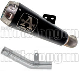 Auspuffendstück Ohne Katalysator Und Mit Geräuschzulassung Pro-Race Nichrom Schwarz Edelstahl - Arrow Special Parts Kompatibel Mit Kawasaki Zx 6R 636 (2019-2020)