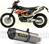 Auspuffendstück Ohne Katalysator Und Mit Geräuschzulassung Race-Tech Titan Carbon - Arrow Special Parts Kompatibel Mit Ktm 690 Smc R (2019-2024)