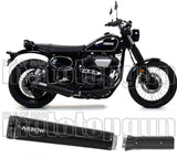 Auspuffendstück Ohne Katalysator Und Mit Geräuschzulassung Rebel Aluminium Schwarz Aluminium Schwarz - Arrow Special Parts Kompatibel Mit Yamaha Scr 950 (2017-2020)