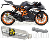 Auspuffendstück Ohne Katalysator Und Mit Geräuschzulassung Thunder Aluminium Edelstahl - Arrow Special Parts Kompatibel Mit Ktm Rc 390 (2017-2020)